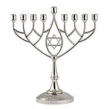 Classic Silver plated Menorah for Hanukkah