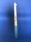 Shabbat candles (pair) 25 cm. Blue/ White w/ Star